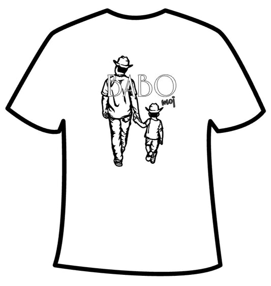 Short sleeve | Kids & Youth | "Babo moj" | Back design