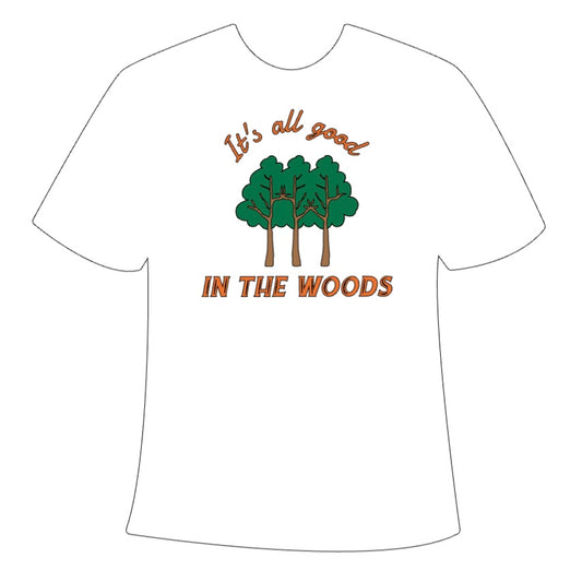 Short sleeves | Kids | "It's all good in the woods" | Back design